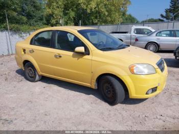  Salvage Chevrolet Aveo