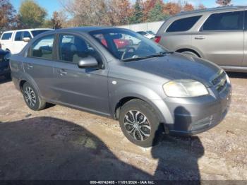  Salvage Chevrolet Aveo