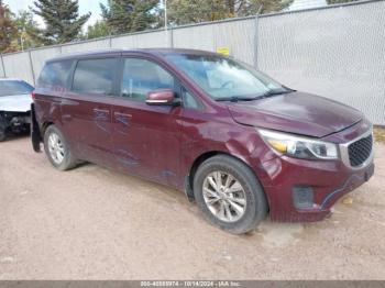  Salvage Kia Sedona