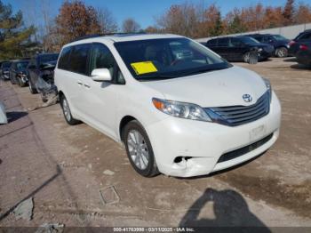  Salvage Toyota Sienna