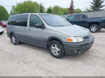  Salvage Pontiac Montana