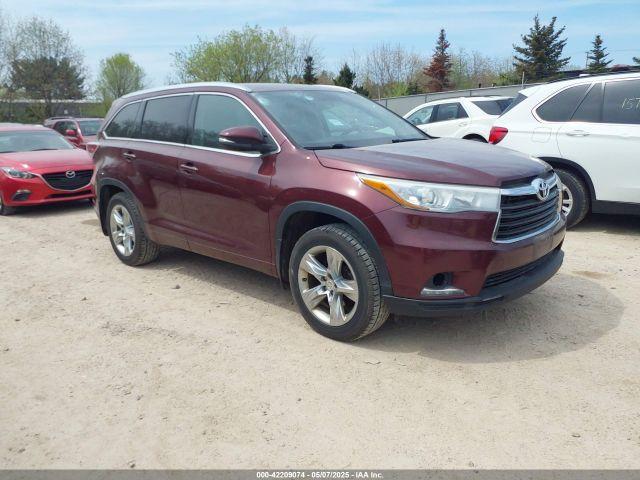  Salvage Toyota Highlander
