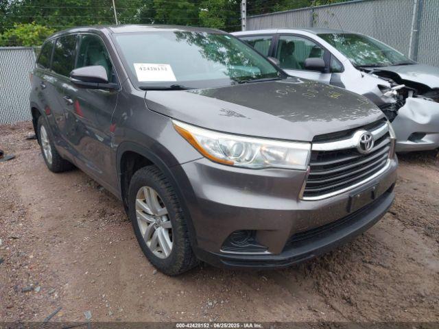  Salvage Toyota Highlander