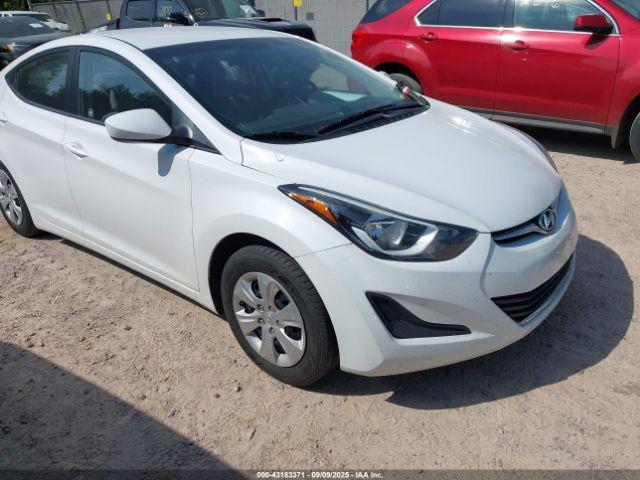  Salvage Hyundai ELANTRA