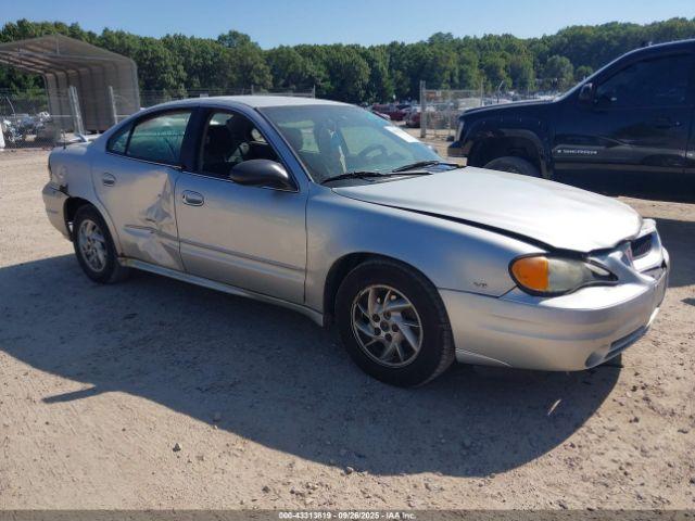  Salvage Pontiac Grand Am
