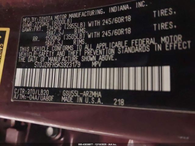 Toyota Highlander Xle Image 5