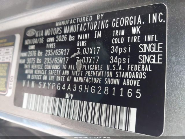 Kia Sorento 2.4l L Image 3